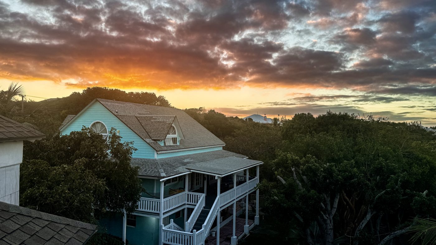 Sunset Northern Porch View